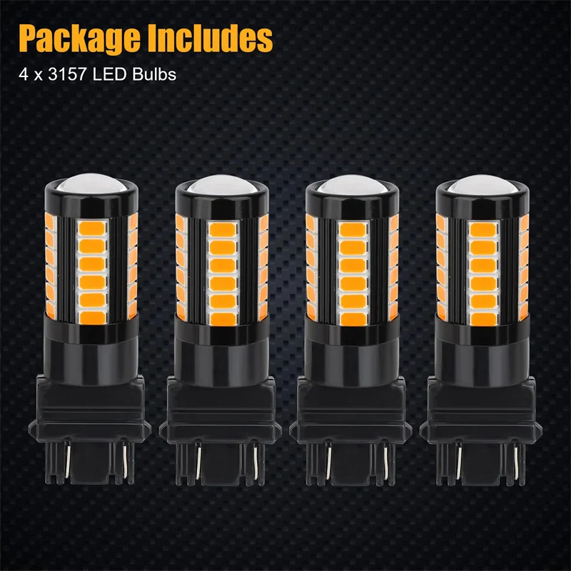 4Pcs Led 3157 3156 …
