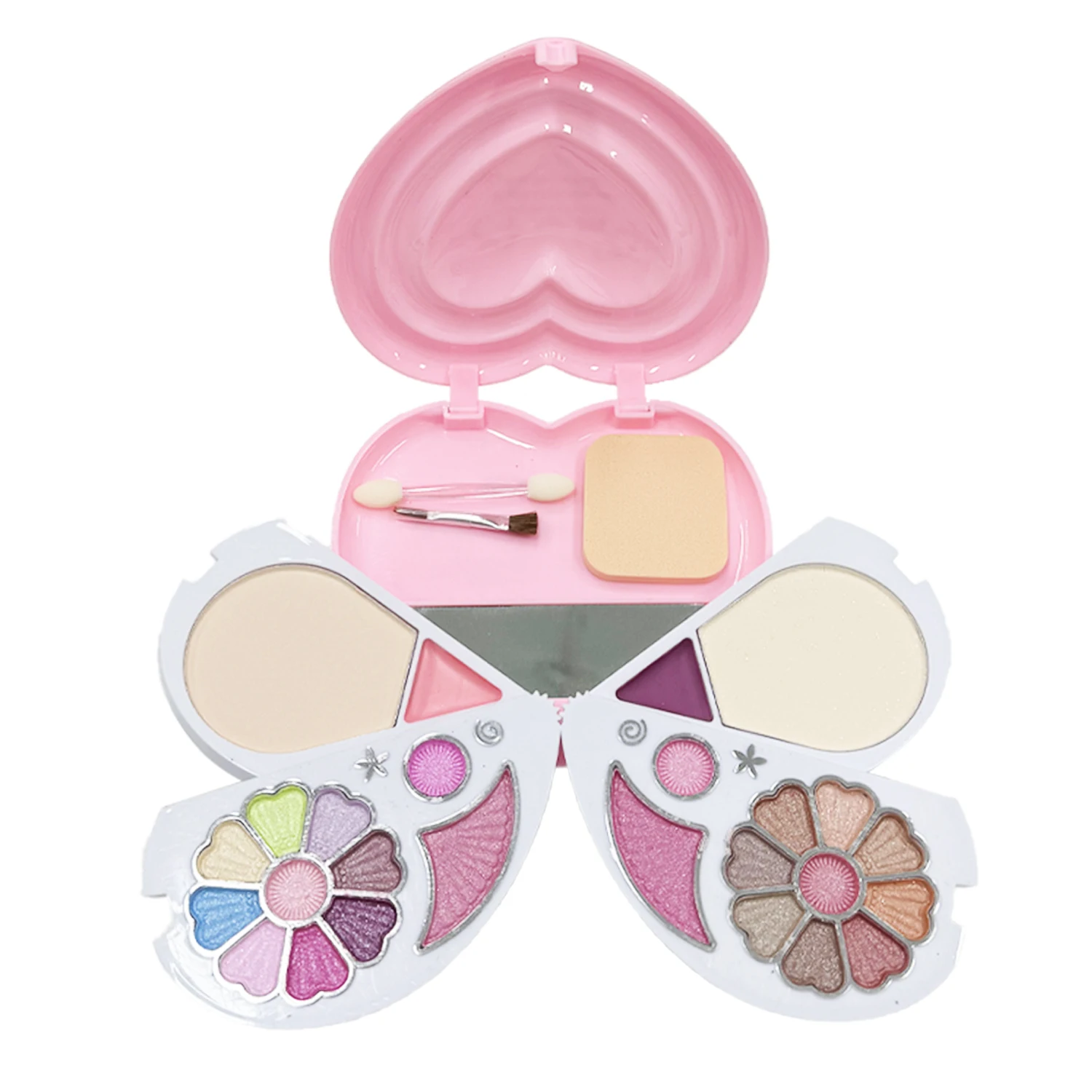 26-Color Makeup Set Matte Eyeshadow Cream Blush Lip Color & Powder Compact Combination Kit Mixed Color System with19+ Shades