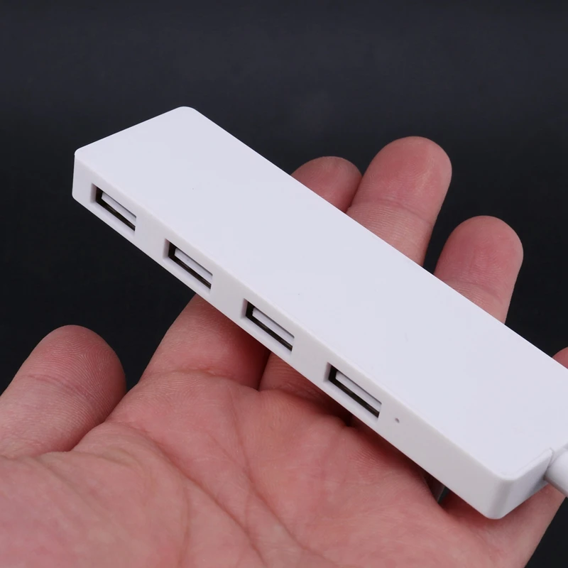 Hub USB ultra delgado Hub USB 2.0 de 4 puertos
