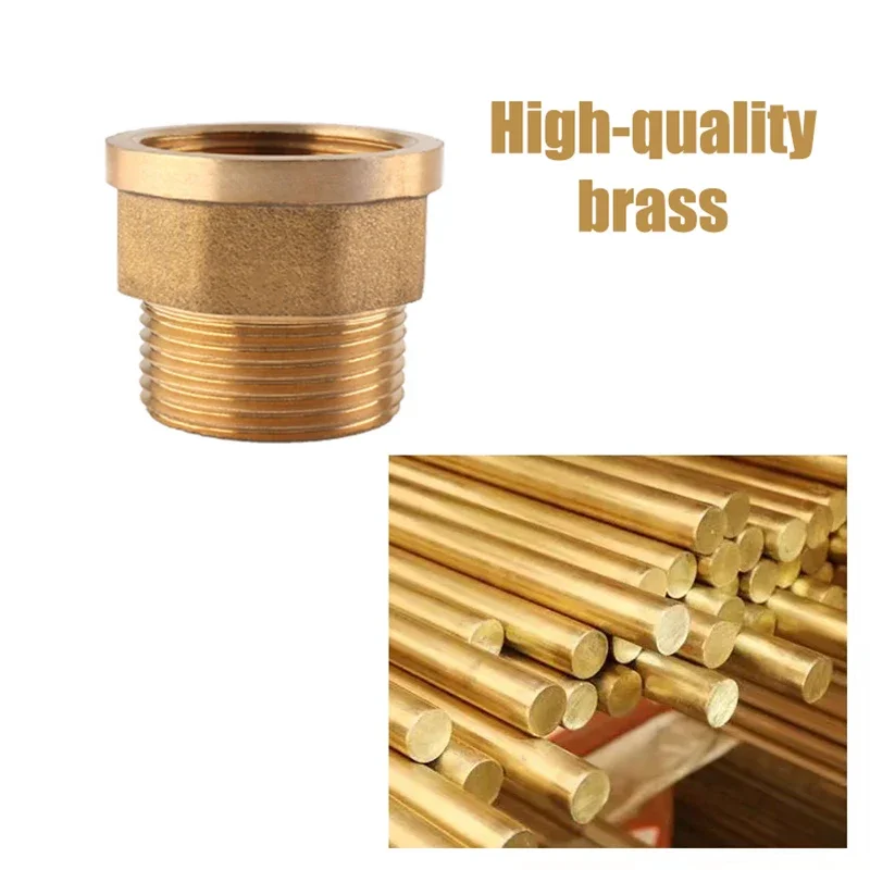 1Pcs All-Copper Reducing Male Threaded Female Threaded Straight-Through Adapter 1/8 1/4 3/8 1/2 3/4 Diameter Conversion Adapter