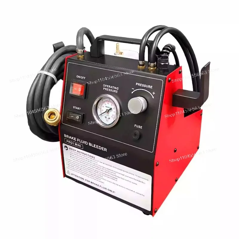 Motorized Pulse Brake Fluid Replacement Machine Car Efficiently Brake Oil Fluid Bleeder 0.6~3 Bar 110V/220V