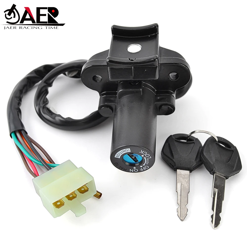 モーターサイクル電気イグニッションスイッチ,カワサキニンジャ250, 300,250sl,z250sl,abs,er250,300,z250,z300,br250,27005-5157用ドアロック
