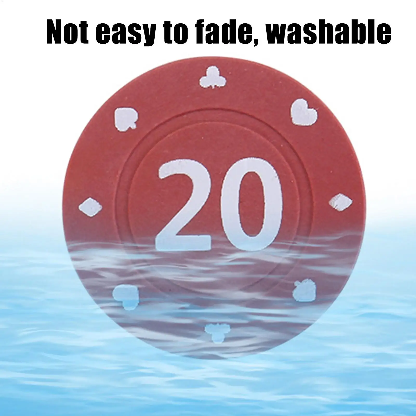 

Poker Chips 100 Pieces Colored Game Accessory With Storage Box Game Poker Chips For Home Travel Night Tournaments Parties