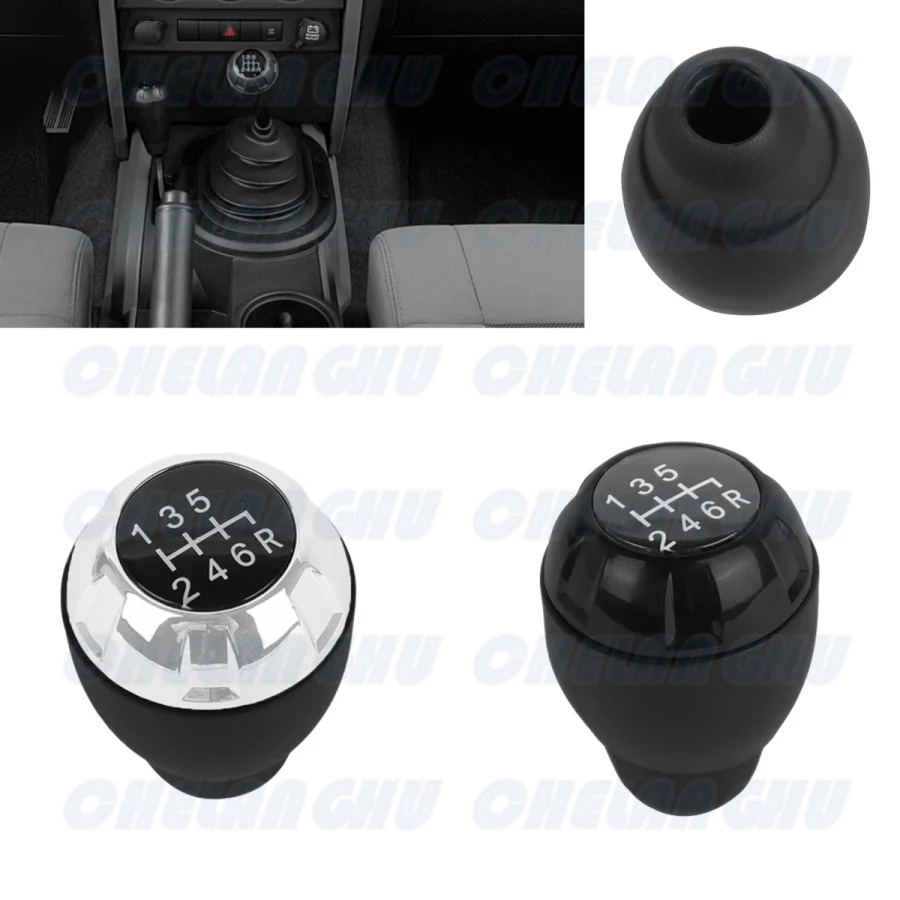 

For Jeep Wrangler JK 2007 2008 2009 2010 2011 2012 2013 2014 2015 2016 2017 2018 Car accessories 15mm 6 speed gear shift knob