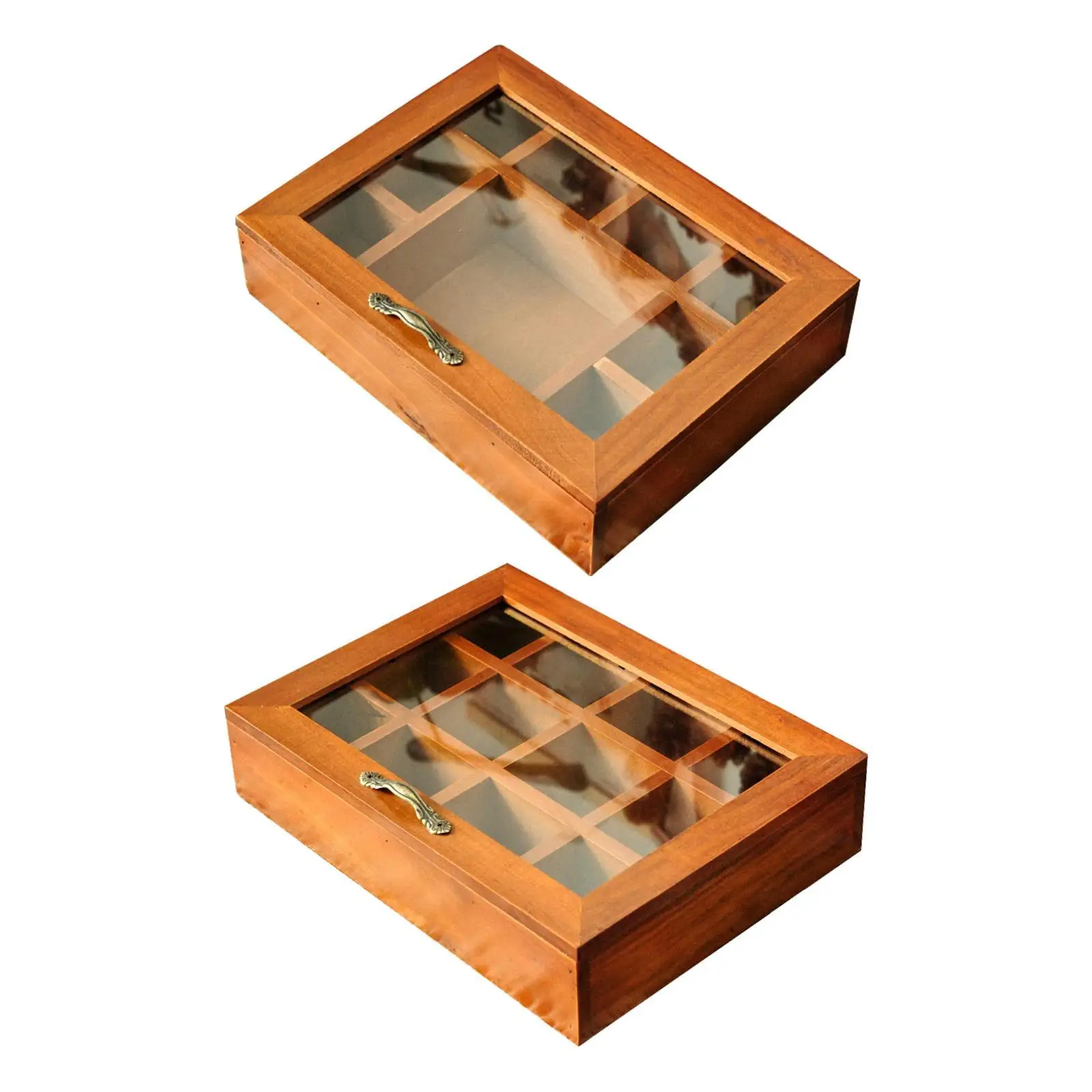 

Jewelry Case Wood Storage Box Multifunctional Portable Jewelry Organizer with Clear Lid for Gadgets Rings Bracelets Jewelry