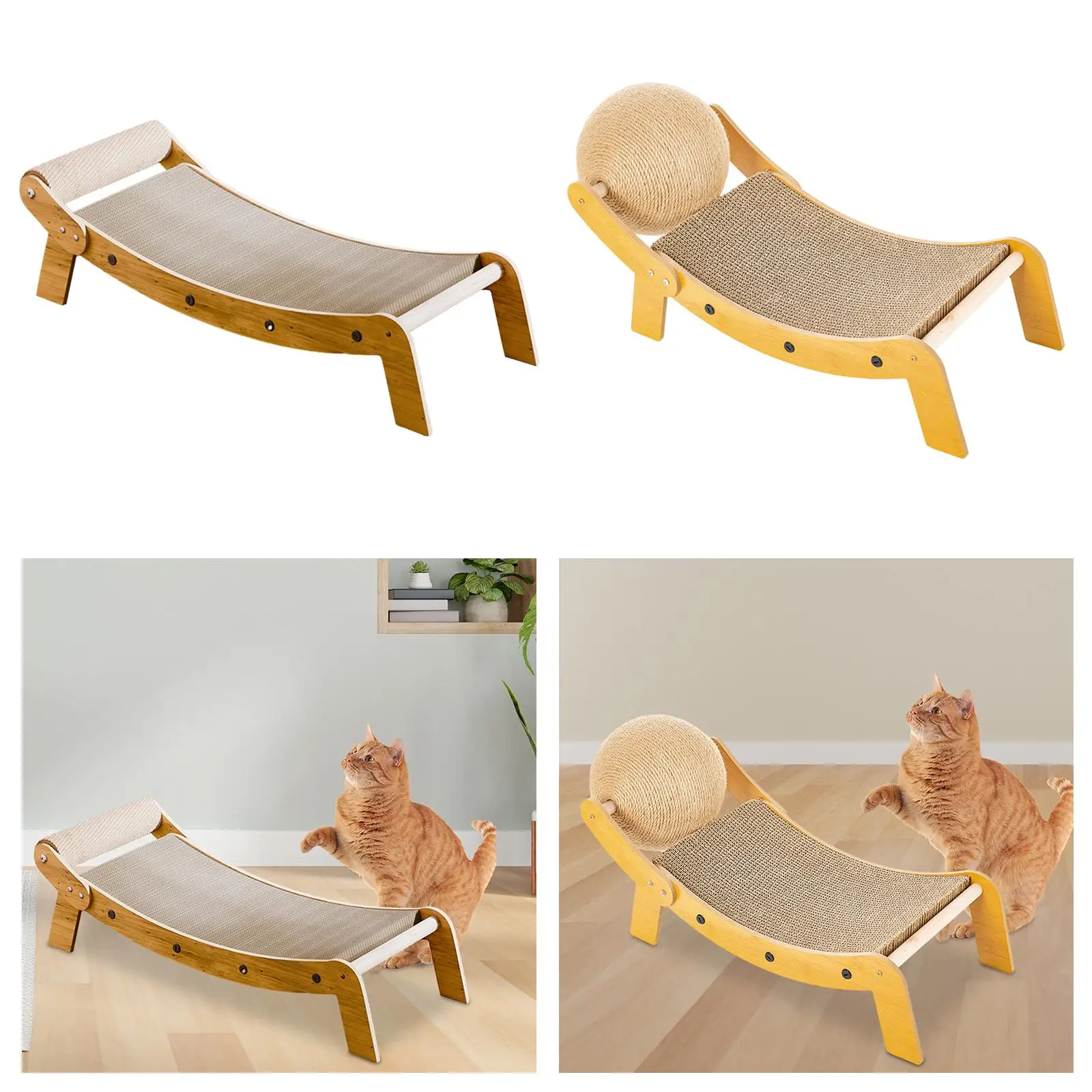 Cat Scratcher Nest Wear Resistant Cat Lounge Bed for Kitten Play Indoor Cats