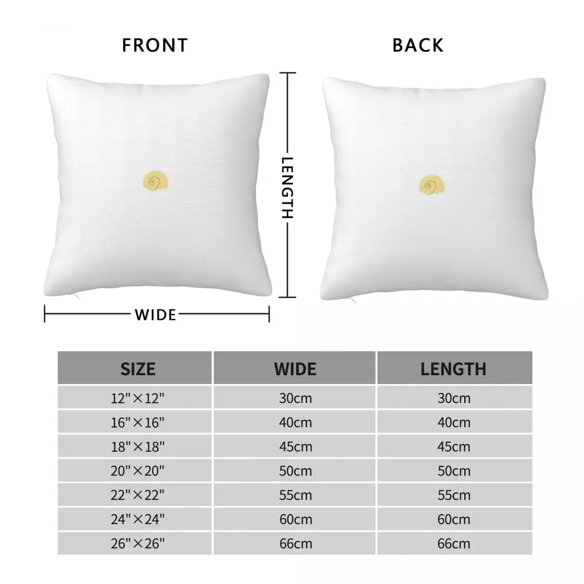 Yellow Orange Snail Shell Pillowcase Polyester Linen Velvet Pattern Zip Decor Home Cushion Cover 45x45