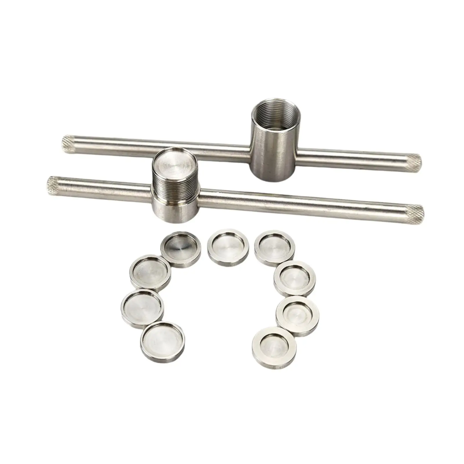 Strumento per pressa con punta per stecca Strumento per testa di pressione per stecca Robusto strumento per modellare la punta della stecca da biliardo