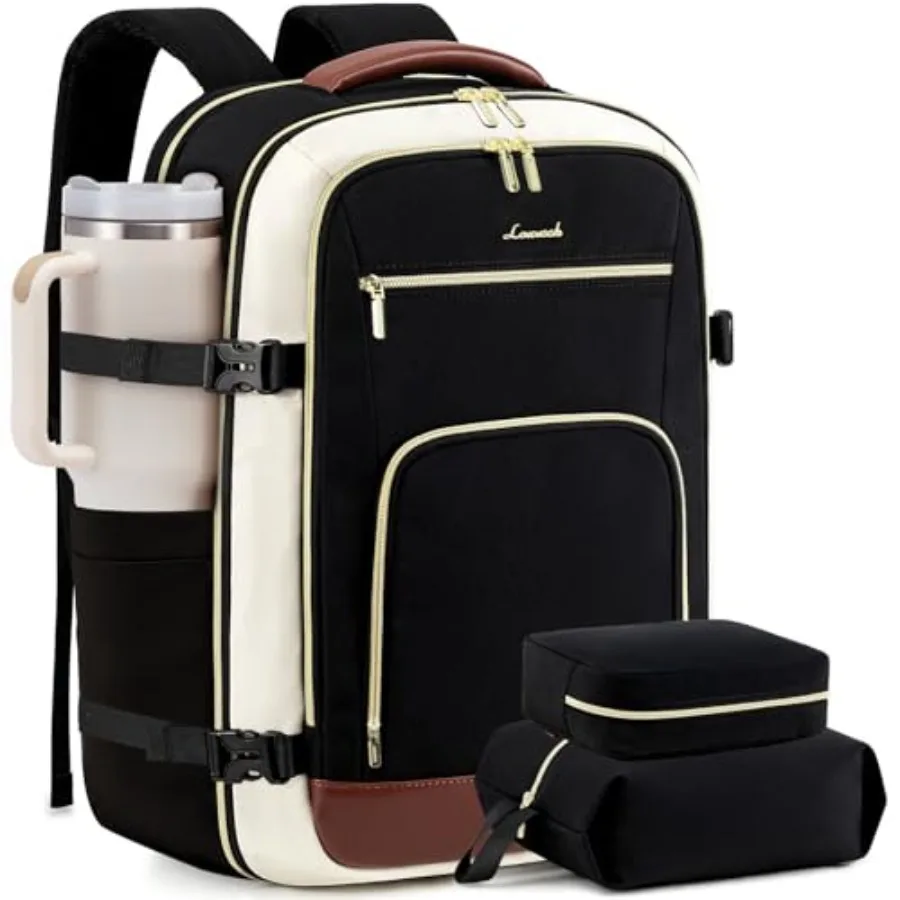 

Carry On Travel Backpack For Women Flight Approved, 40L Large Personal Item Backpack Travel Bag for Airplanes, Business 17 Inch