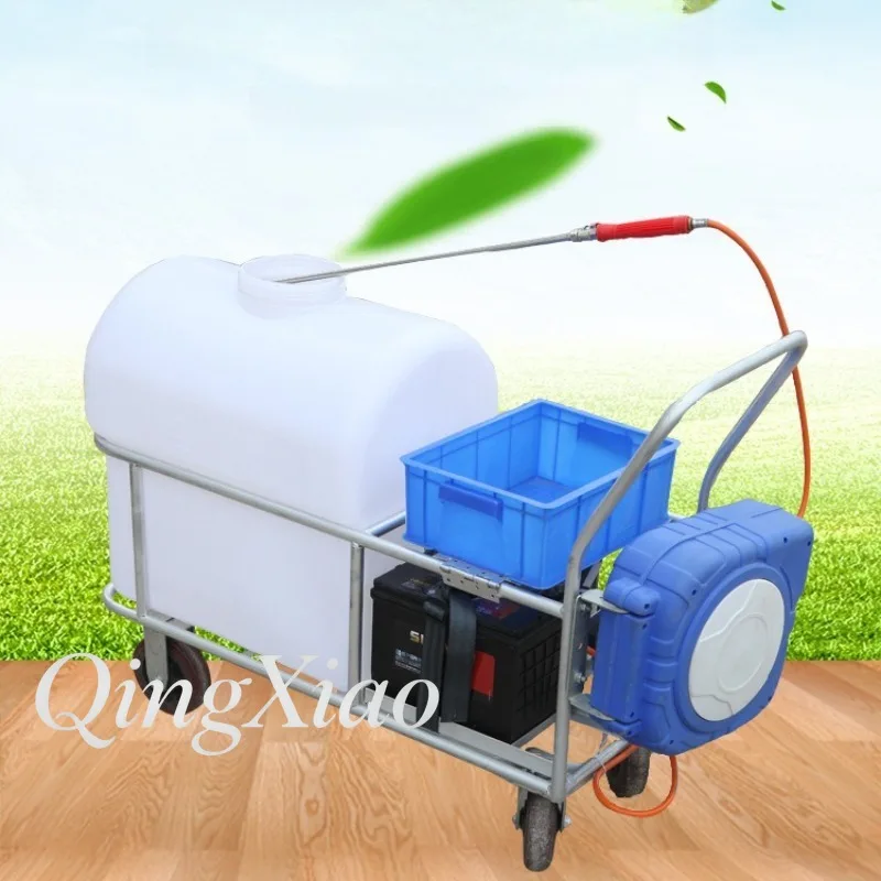 Four‑wheel Agricultural Pesticide Fertilizer Integrated Spraying Trolley  Greenhouse Vegetable Orchard And Nursery Disinfection