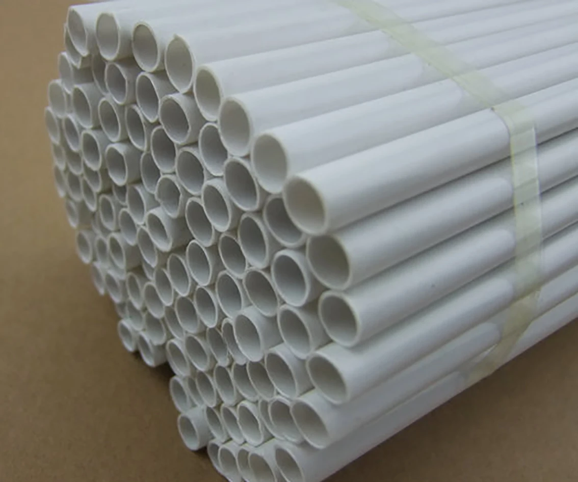 Length 250mm ABS Round Tube Plastic Hollow Tube Diameter 2/3/4/5/6/8mm DIY Handmade Sand Table Material Model Accessories