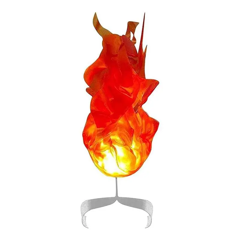 Hot Trend-Halloween Funny Magic Fire Ball On The Hand Home LED Decoration Luminous Fireball Exquisite Ornaments Party High G