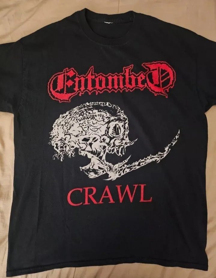 entombed crawl t shirt