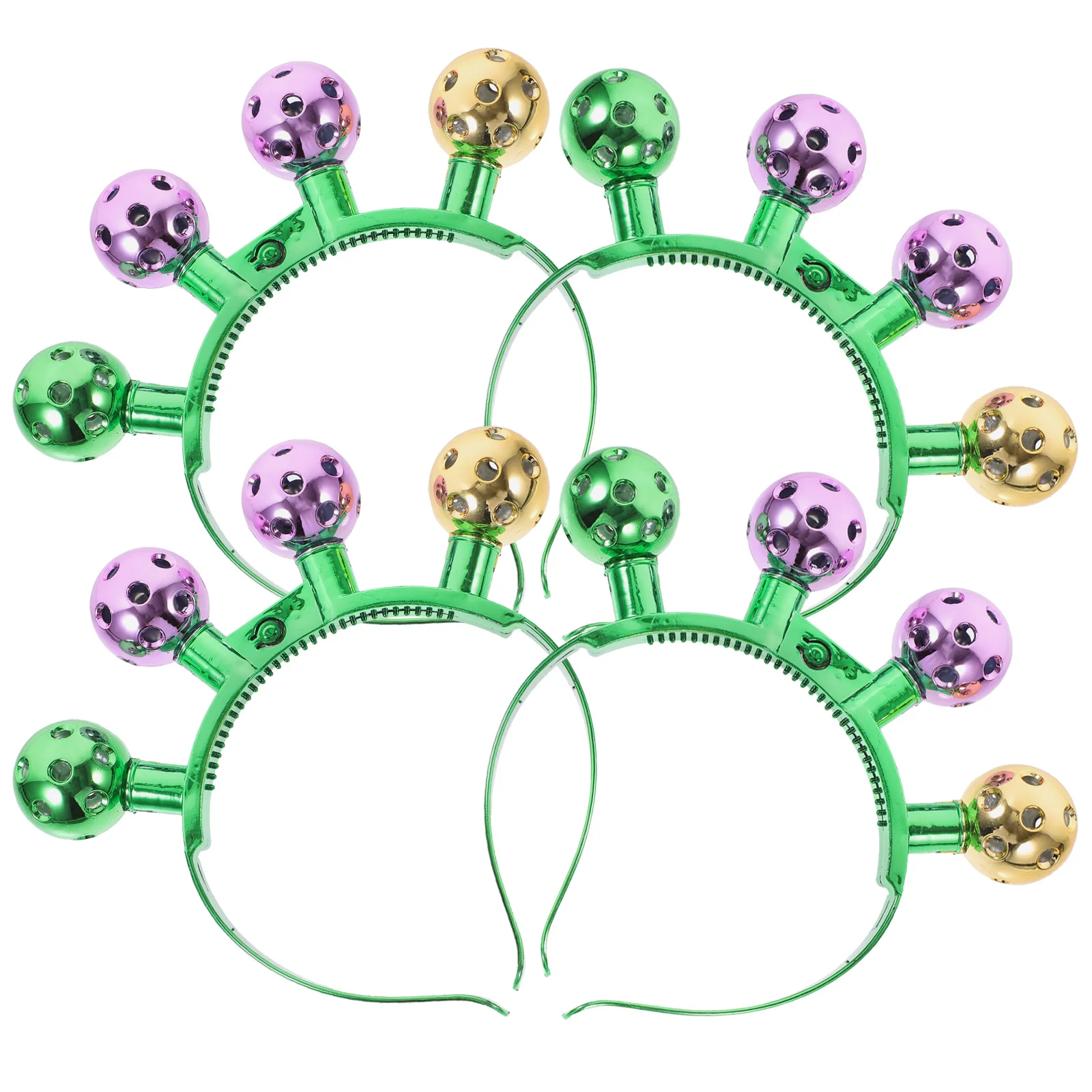 

4Pcs LED Glowing Headband for Christmas Party Holiday Dance Festival Women Girls Night Out Accessories Decorative Fun