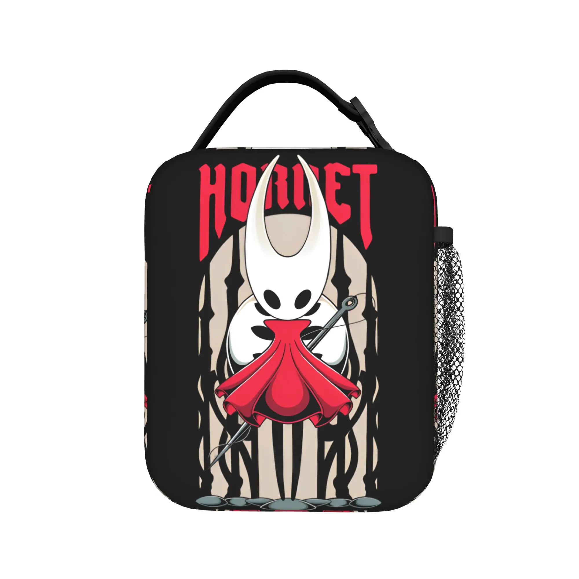 The Princess Insulated Lunch Bags Thermal Bag Reusable,Meal Container Hollow Knight Silksong Hornet Portable Tote Lunch Box