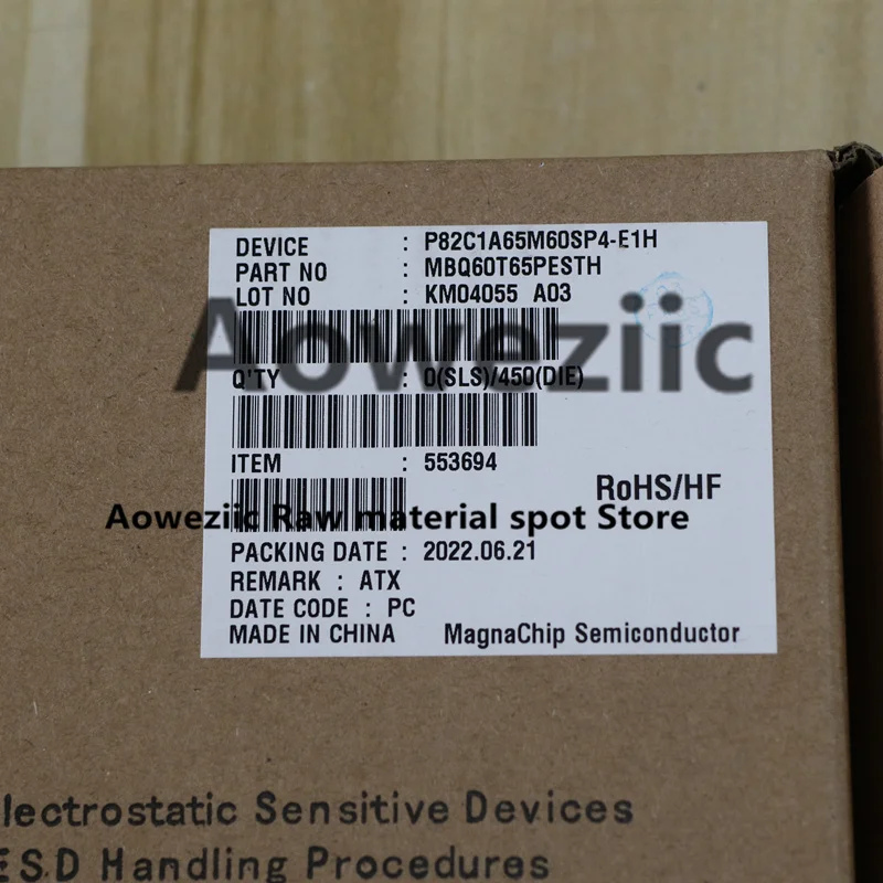 Aoweziic 2024 + 100% novo importado original MBQ60T65PESTH MBQ60T65PES MBQ60T65 60T65PES 60T65 TO-247 IGBT tubo único 60A 650V