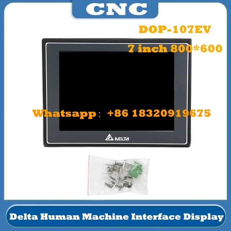 CNC 7'' Inch Delta DOP-107EG HMI Touch Screen Human Machine Interface Display Replace B05S111 B07E515 B7S515 B07PS515