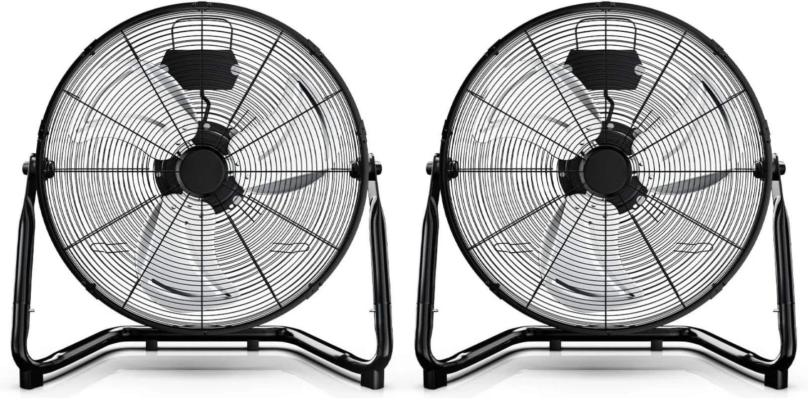 

20 Inch 3-Speed High Velocity Heavy Duty Metal Industrial Floor Fan for Warehouse, Workshop, Factory and Basement,