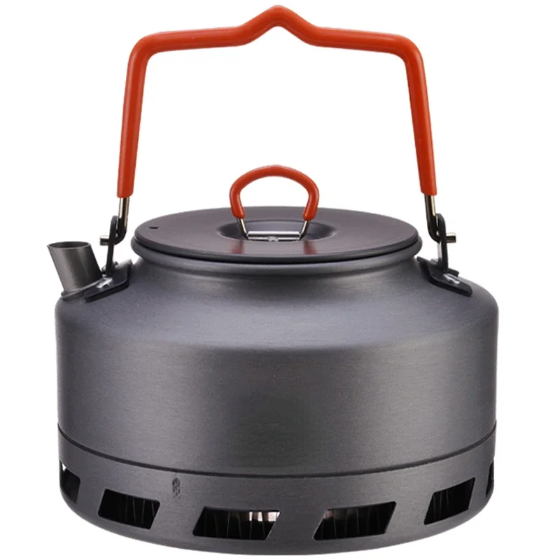 Outdoor Camping Meal Aluminum Alloy Kettle Energy Collection Teapot Portable Coffee Pot 1.6L