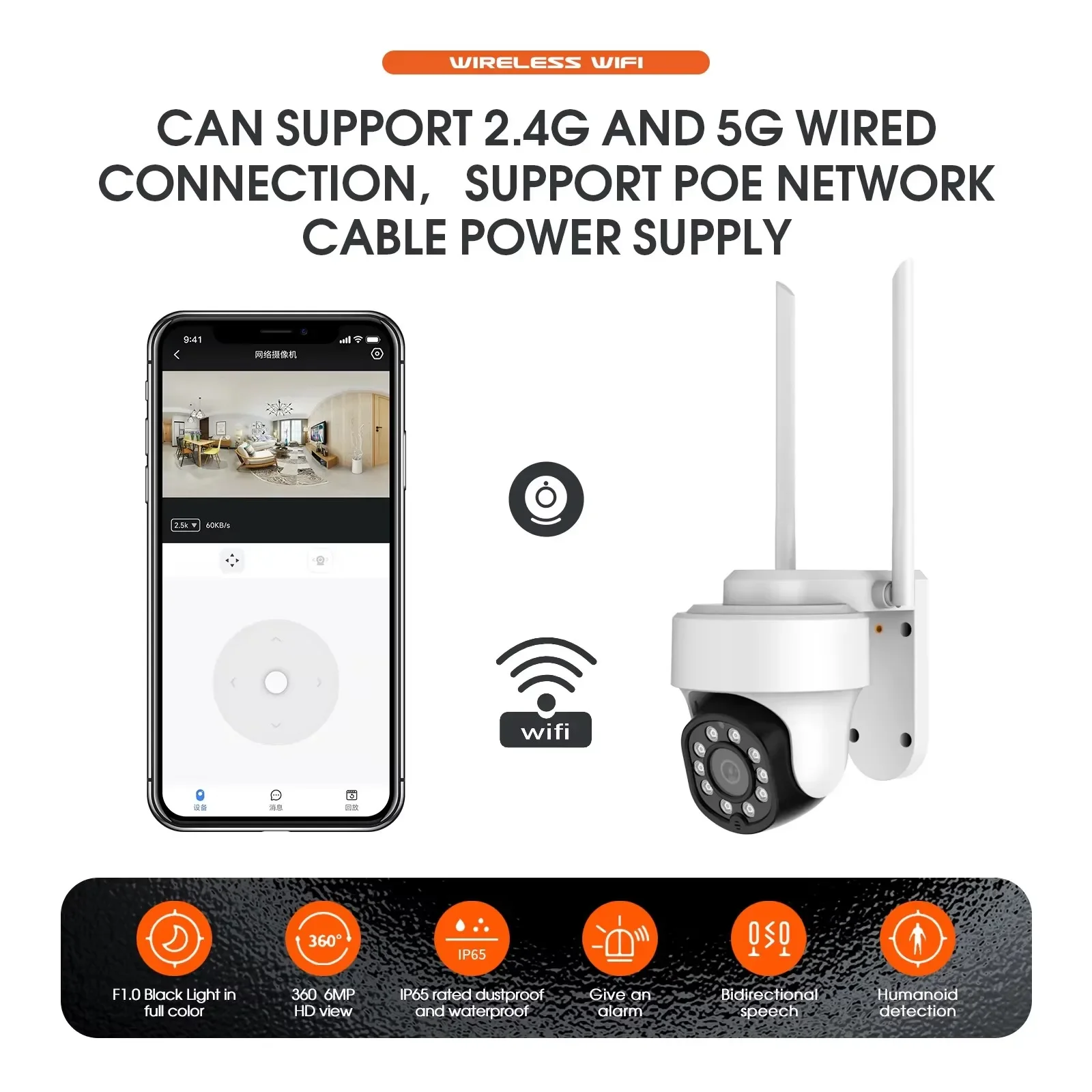 Tuya 6MP Wifi Camer…