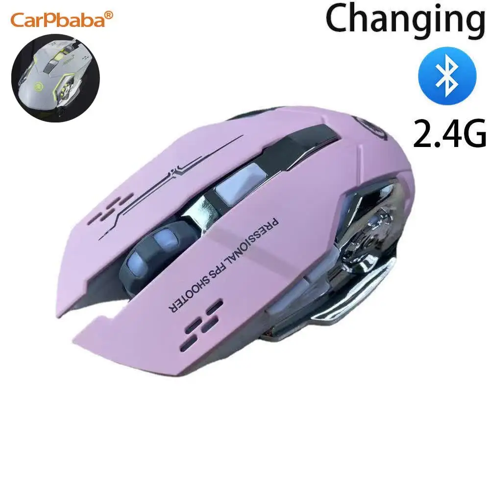 Carpbaba GM6 Gamer Gaming Mouse Adjustable Wired Optical LED Computer Mice USB Cable Silent Mouse For Laptop PC