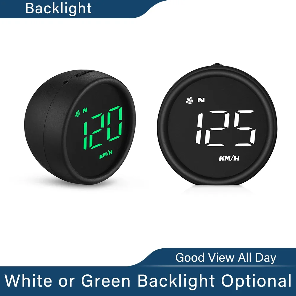 

Newest HD HUD GPS Digital Speedometer with Overspeed Warning Fatigue and Driving Alarm Compass Applicable to all vehicle models