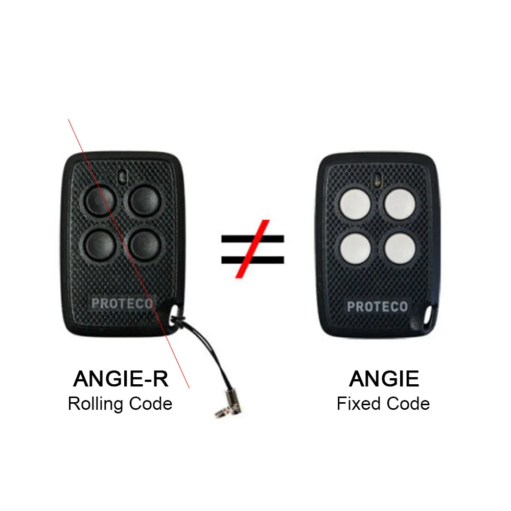 PROTECO HIT TX3 TX433 ANGIE 433405 Garage Door Remote Control 433MHz Fixed Code PROTECO Remote Control Gate Opener Transmitter