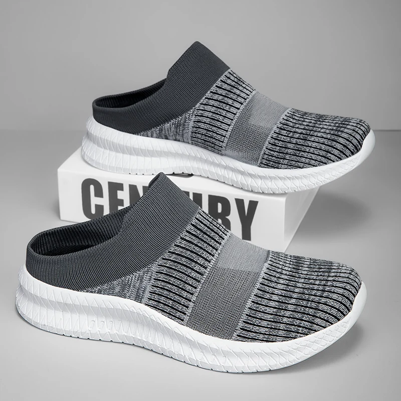 

Unisex Walking Shoes New Anti Slip Shock-absorbing Sports Shoes Lightweight Breathable Casual Mesh Slippers for Men Women