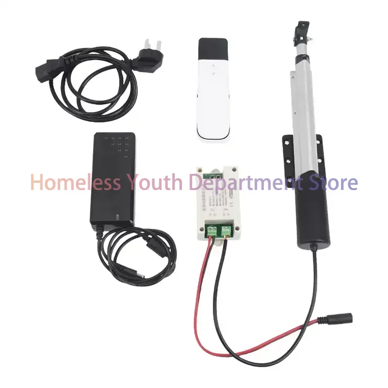 

Sweeping robot intelligent linkage door opener upturn door track 90 degrees fully automatic opening and closing track accessorie