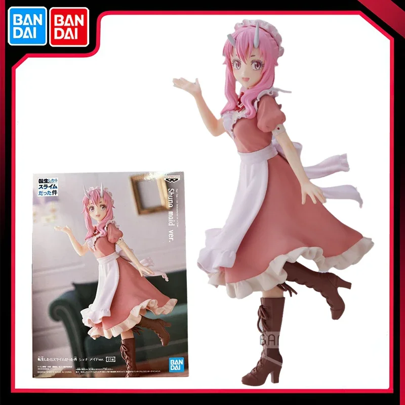 Bandai Original Banpresto That Time I Got Reincarnated As A Slime Otherworlder Maid Shuna Action Figure Model Doll Toy Statue