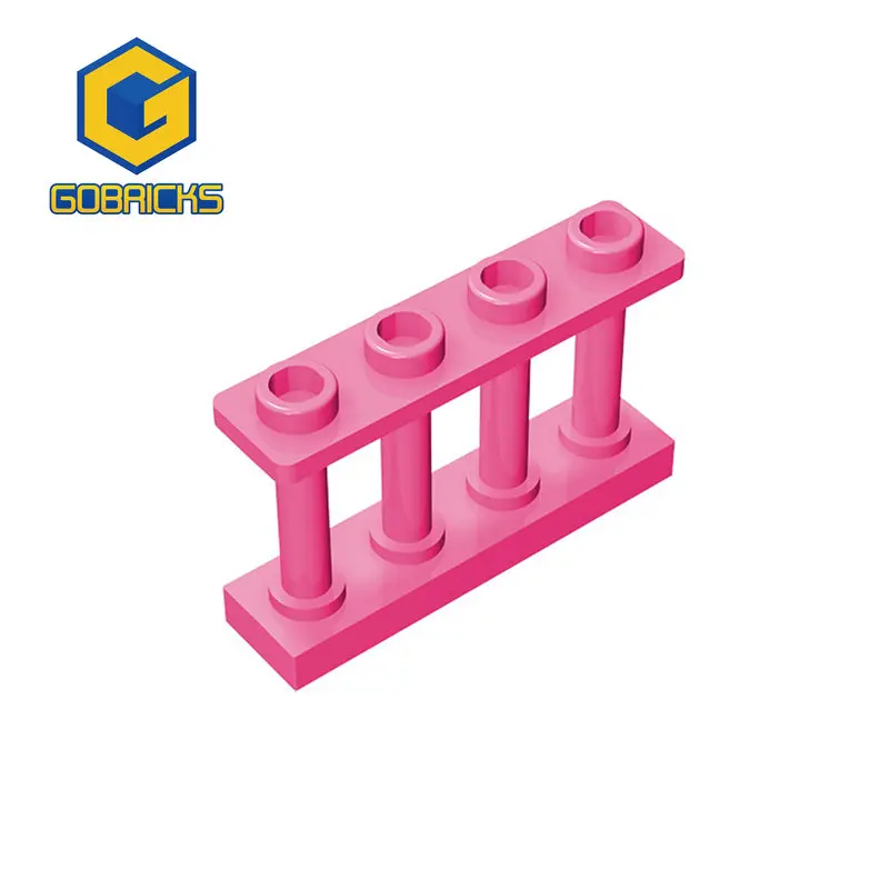 Gobricks 10PCS DIY Bricks fence 1X4X2 Compatible with 15332 children\'s toys Assembles Building Blocks Technical Creative toys