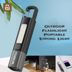 Youpin SMILING SHARK Outdoor Flashlight Portable Strong Light Variable Focus with Camping Hunting Fishing Walking Lighting Lamp