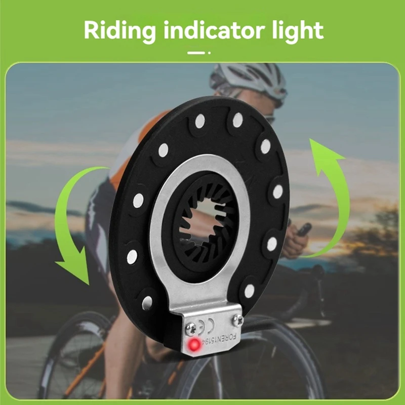 Sensor de pedal de bicicleta elétrica auxiliar m12 12 sensor de pedal magnético conector à prova d'água cabo de assistência de energia e-bike