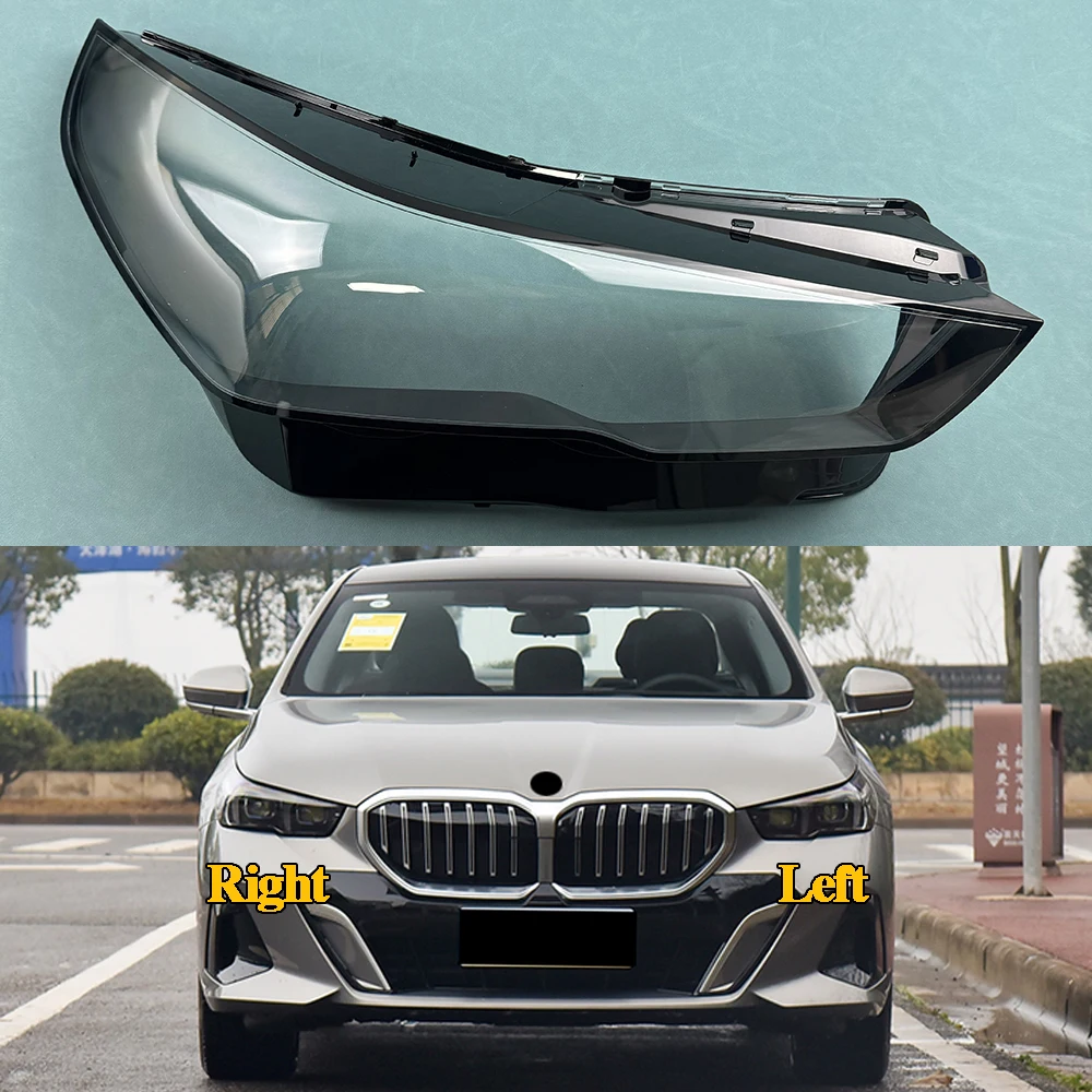 

For BMW 5 Series G60 G68 2024 2025 2026 Headlamp Cover Headlight Shell Transparent Lens Plexiglass Replace Original Lampshade