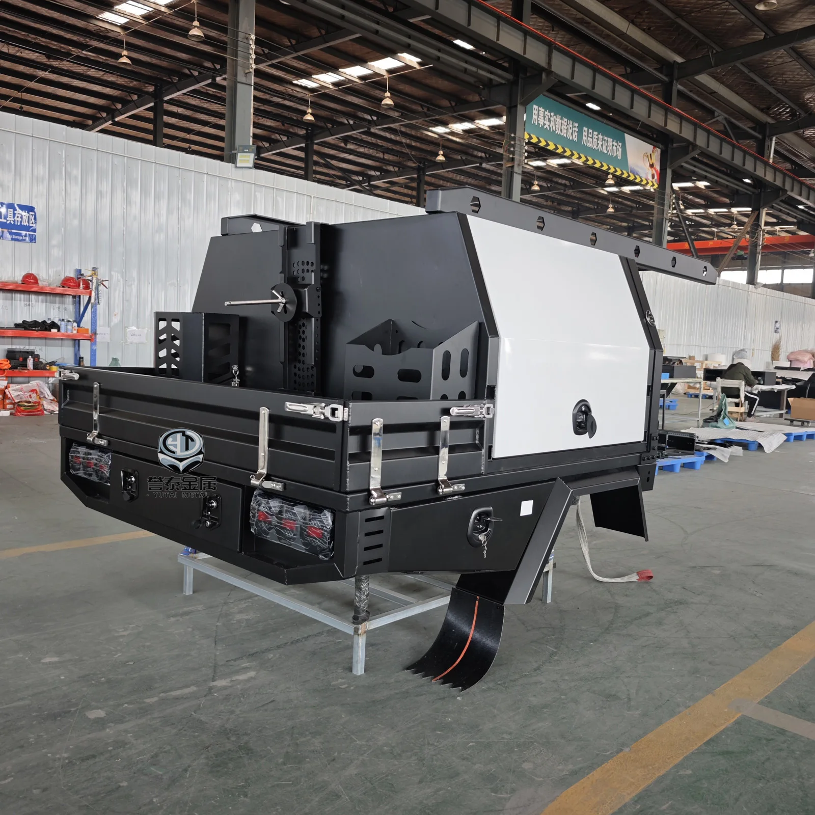 Dual/single/extra Cab Aluminum Ute Tray And Canopy And Toolbox For Pickup Truck