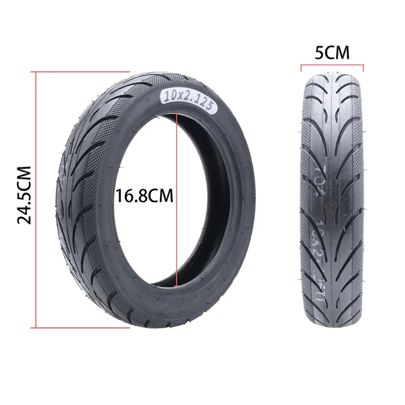 2 قطعة 10X2.125 الإطار الخارجي ل Ninebot F30 F40 سكوتر كهربائي الجبهة الخلفية عجلة الإطارات استبدال أجزاء