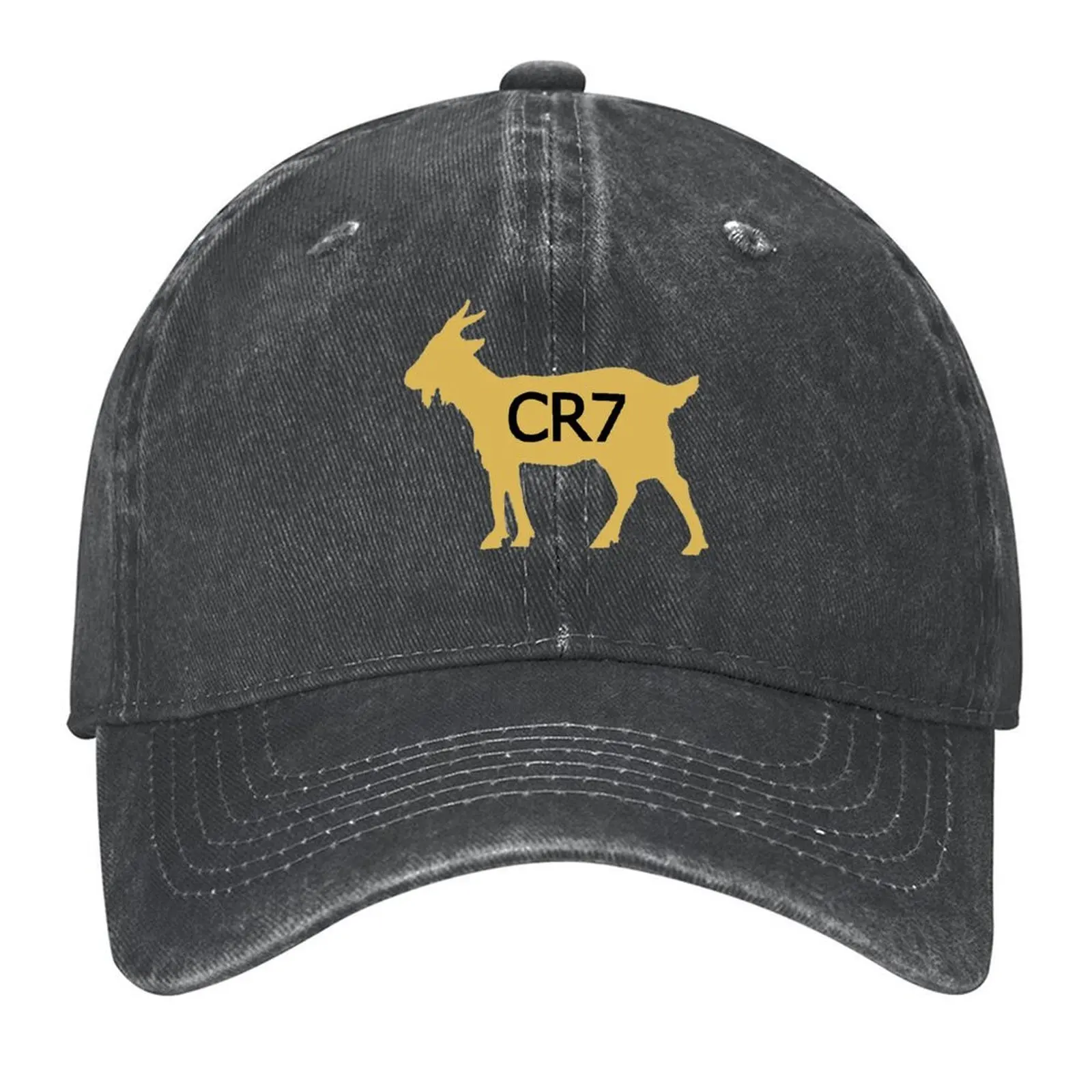 

CR7 GOAT Gold Baseball Cap party Hat men's big size hat Luxury Brand Sun Cap Golf Women Men's