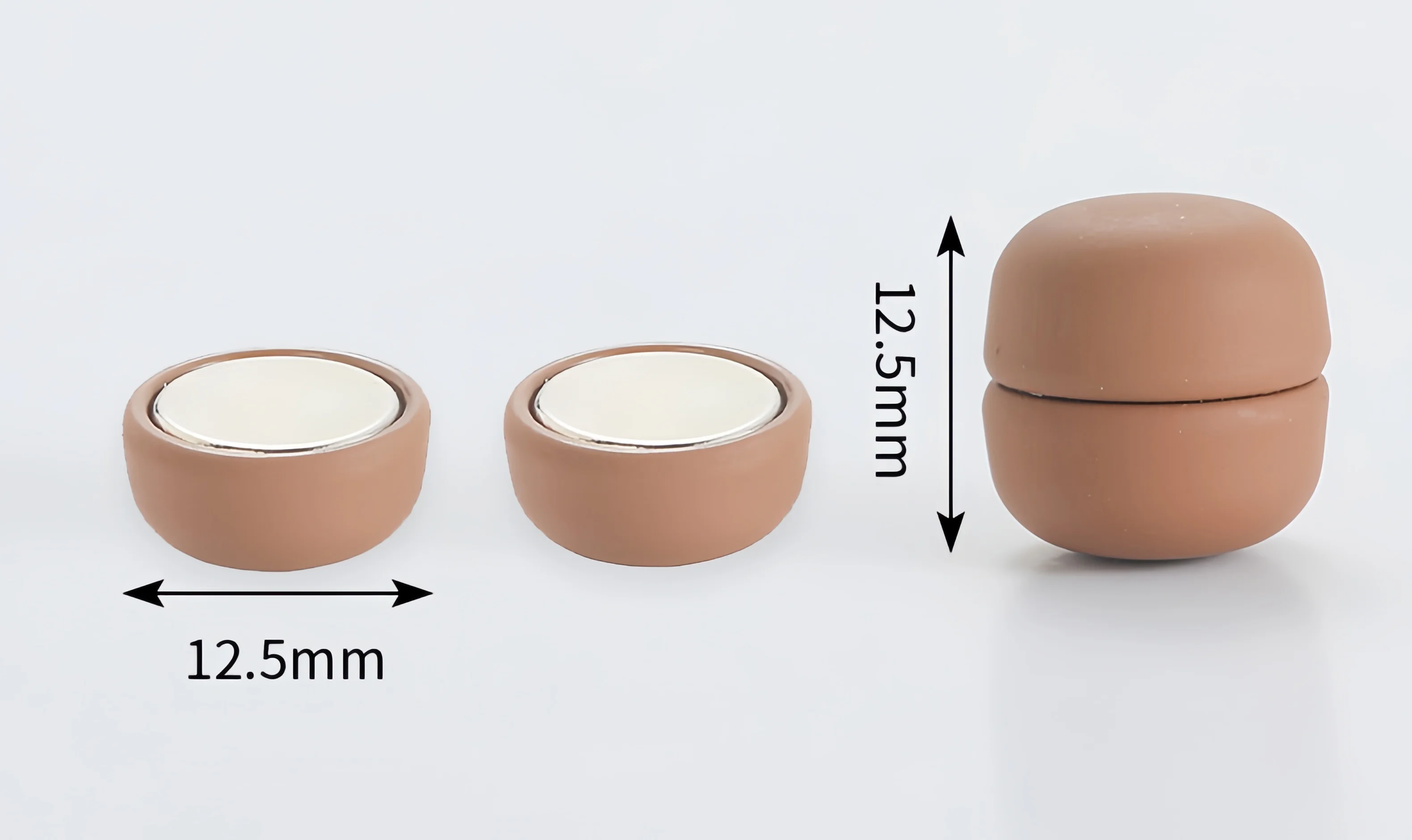 5 Paar Modische Magnet-Hijab-Nadeln für Damen, Magnetische Knöpfe für Schals, Magnetische Brosche, Kopftuch-Accessoires – Detail 1