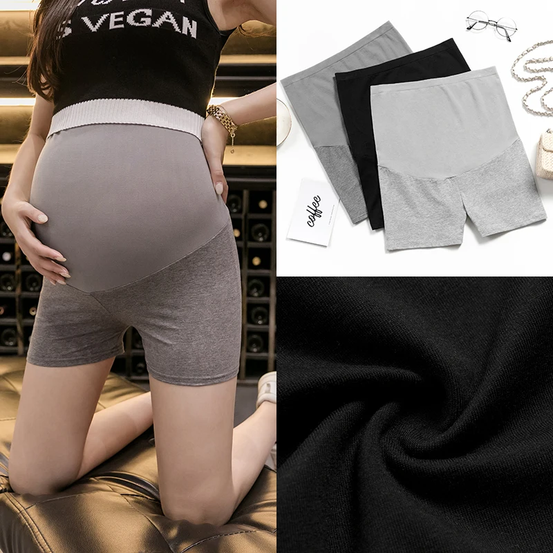 Breathable High Waist Tights Legging Summer Seamless Maternity Underpants Clothes for Pregnant Women Pregnancy Safety Shorts