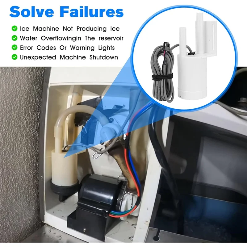 

AS59 Замена для Hoshizaki 4A3624-01 поплавковый выключатель 4A3624-01 4A362401 4A3624-02 Поплавковый выключатель Замена датчика поплавкового выключателя