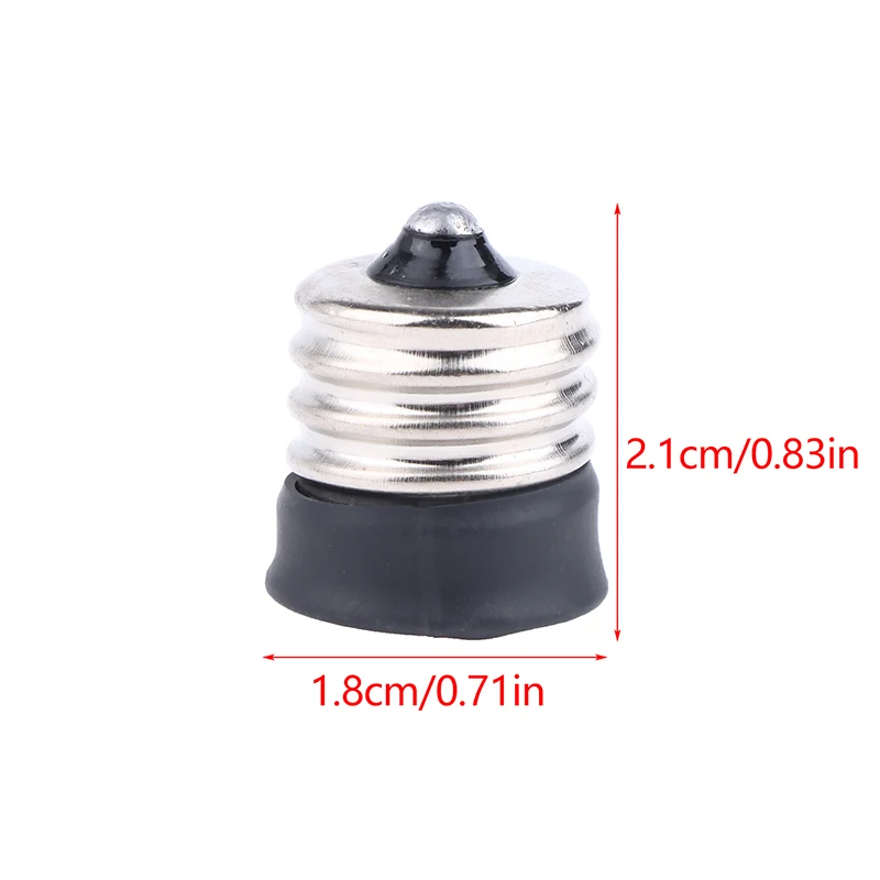 (YY)2 قطعة 2025 E17 إلى E12/ E14 مصباح حامل مصباح ليد قاعدة محول المسمار لمبة محول مأخذ التوصيل LED توفير ضوء مصباح هالوجين رئيس #6