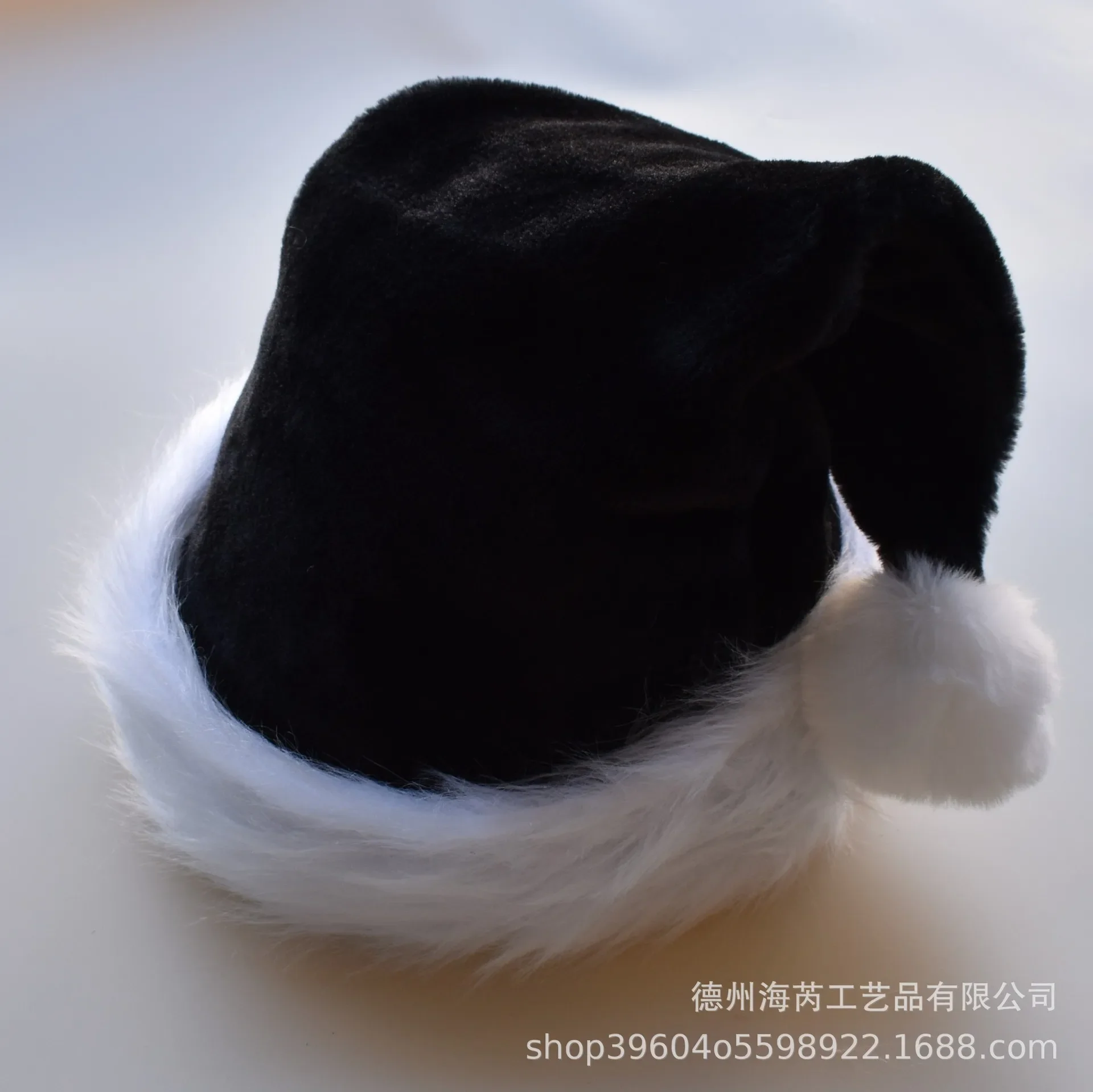 Red Blue Green Black Adult Children\'s Thick Plush Christmas Hat 2023 Noel Merry Christmas Decor Gift Hat Happy New Year 2024