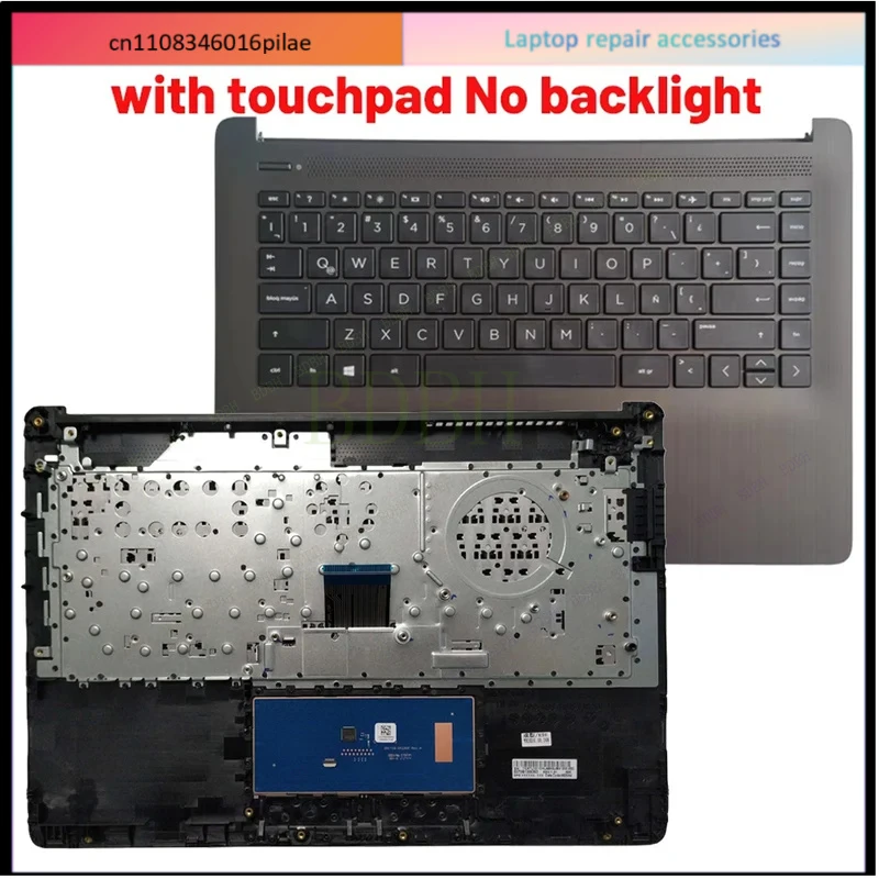 NEW For HP 14-CM 14T-CM000 14-CK 14-DG TPN-I131 240 G7 245 G7 246 G7 palmrest upper cover Russian/US/UK/Latin laptop keybpard
