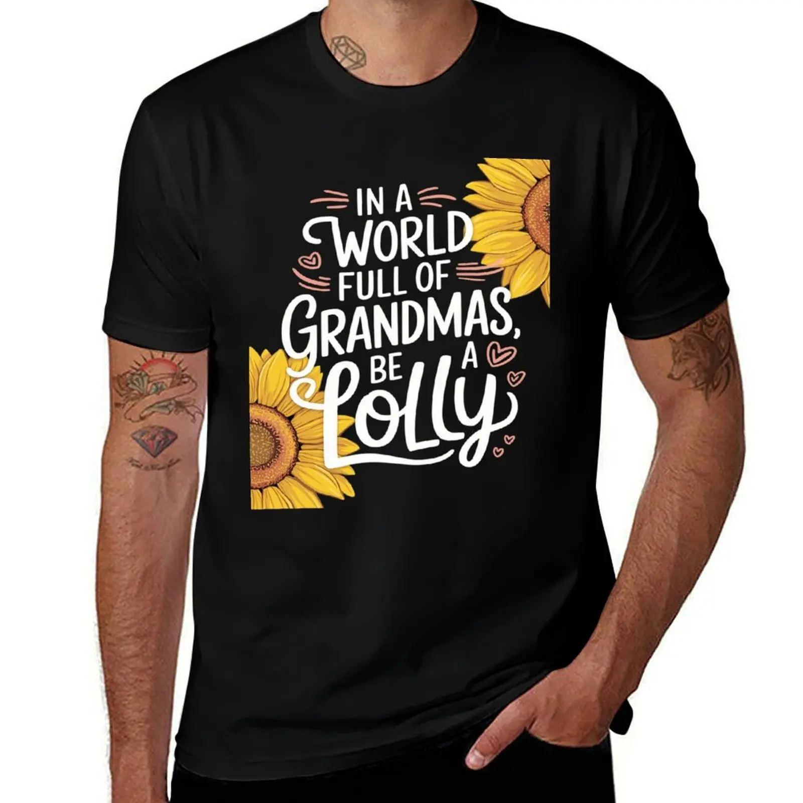 

In A World Full Of Grandmas Be A Lolly T-Shirt boys animal print anime tshirt anime clothes summer 2025 T-shirts for men cotton