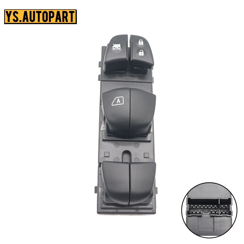 

25401-3SH0A Electric Master Power Window Control Switch Lifter Button For Nissan Sentra 25401-3TA5A 25401-3NA0A 25401-3NA0B