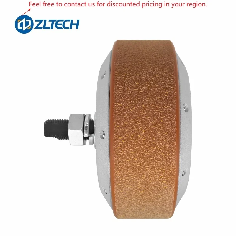 

ZLTECH CE LVDS 8inch 48V 800W 150RPM 300kg Load IP65 4096-wire Encoder Brushless DC Hub Wheel Motor With PU Tire For Robot