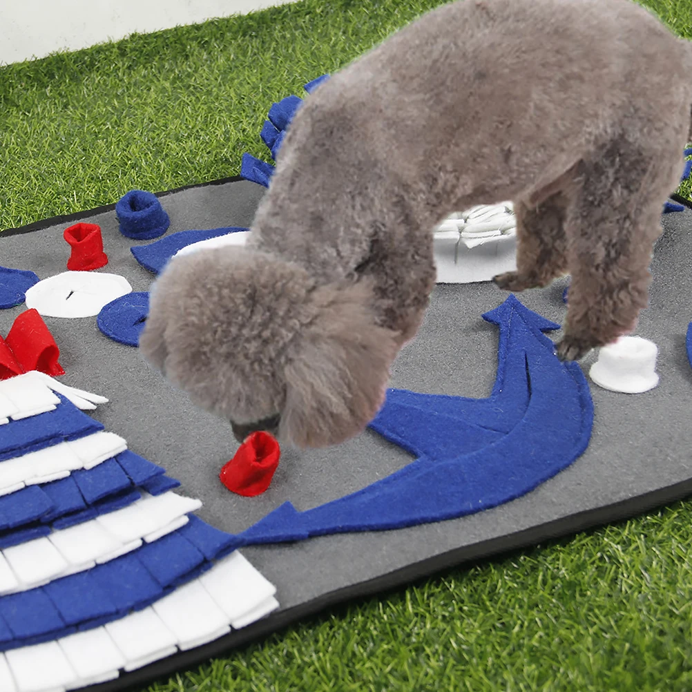 

Puppy Snuffle Feeding Dining Training Pad Slow Feeding Pet Supply Foraging Pad Dog Treat Pet Slow Eat Dog Training Mat Large