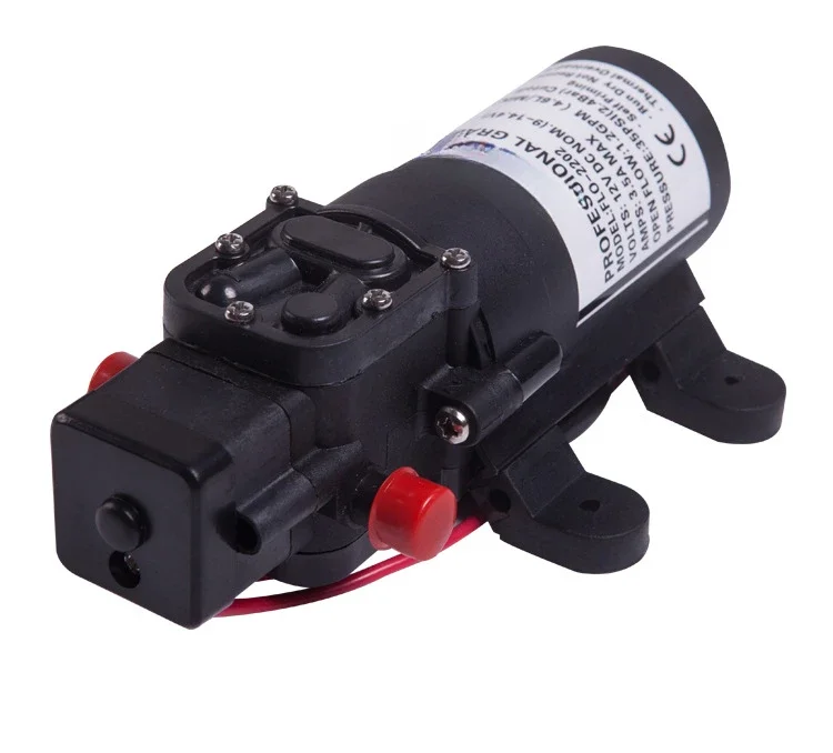 60W12v intelligent micro diaphragm pump household self-priming pump spray watering return pump cooling spray flower