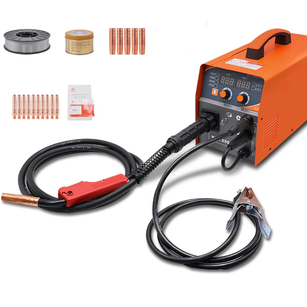 NBC-250T Two-protection Welding Machine Gas Self-shielded Welding Machine 220v Electric Welding Machine Without Gas