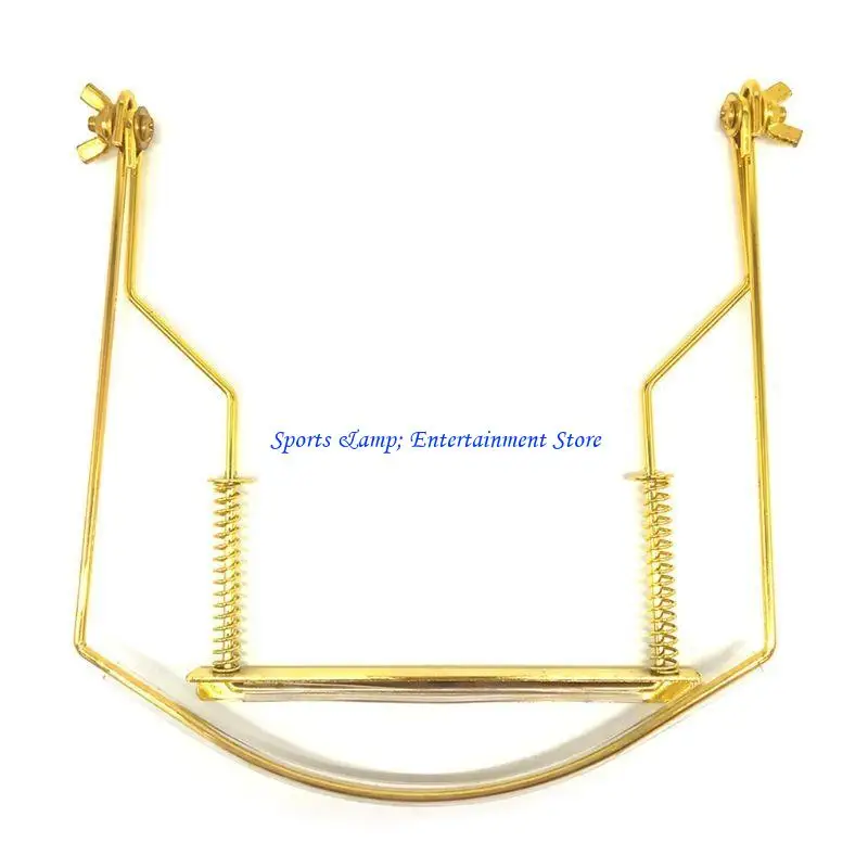 G7NF معدن هارمونيكا الرقبة حامل القيثارة رف دعم قوس ل 10 ثقوب هارمونيكا الآلات